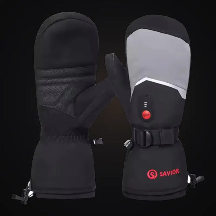 Moufles chauffantes Savior 7.4V, dos et paume
